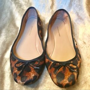 Banana Republic Cheetah Print Calf Hair Flats